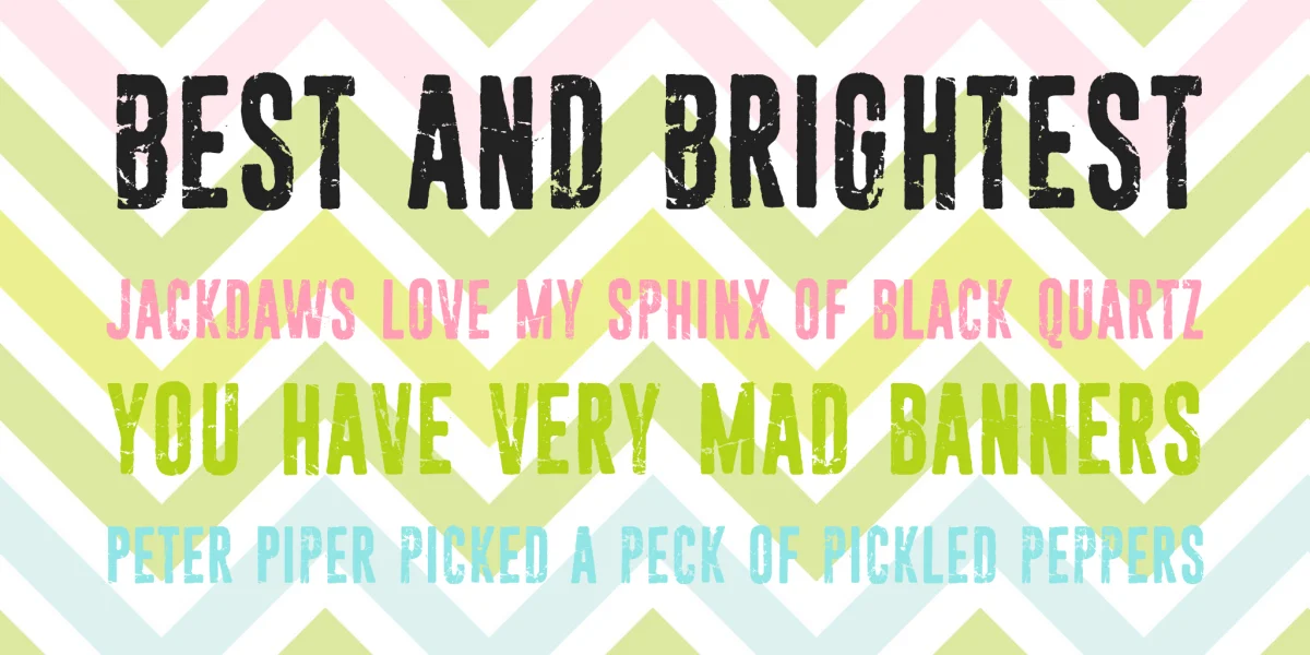 Sun zoom spark Font preview 9
