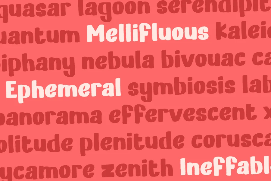 Sunday shine Font preview 3