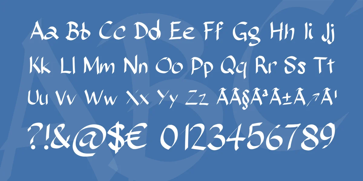 Sundayscript Font preview 4