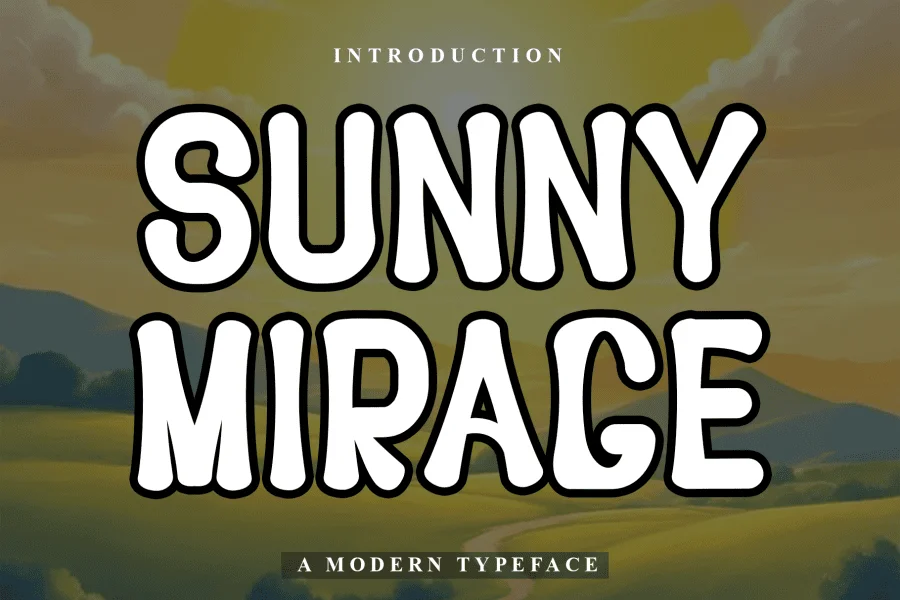 Sunny Mirage Font