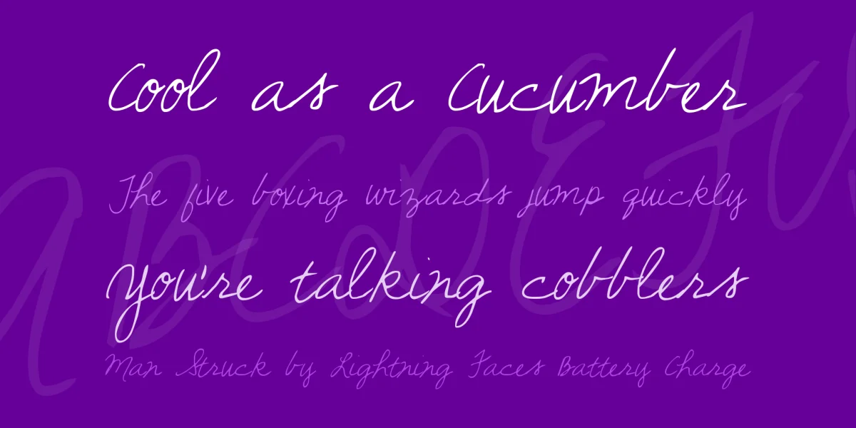 Sunshine In My Soul Font preview 2