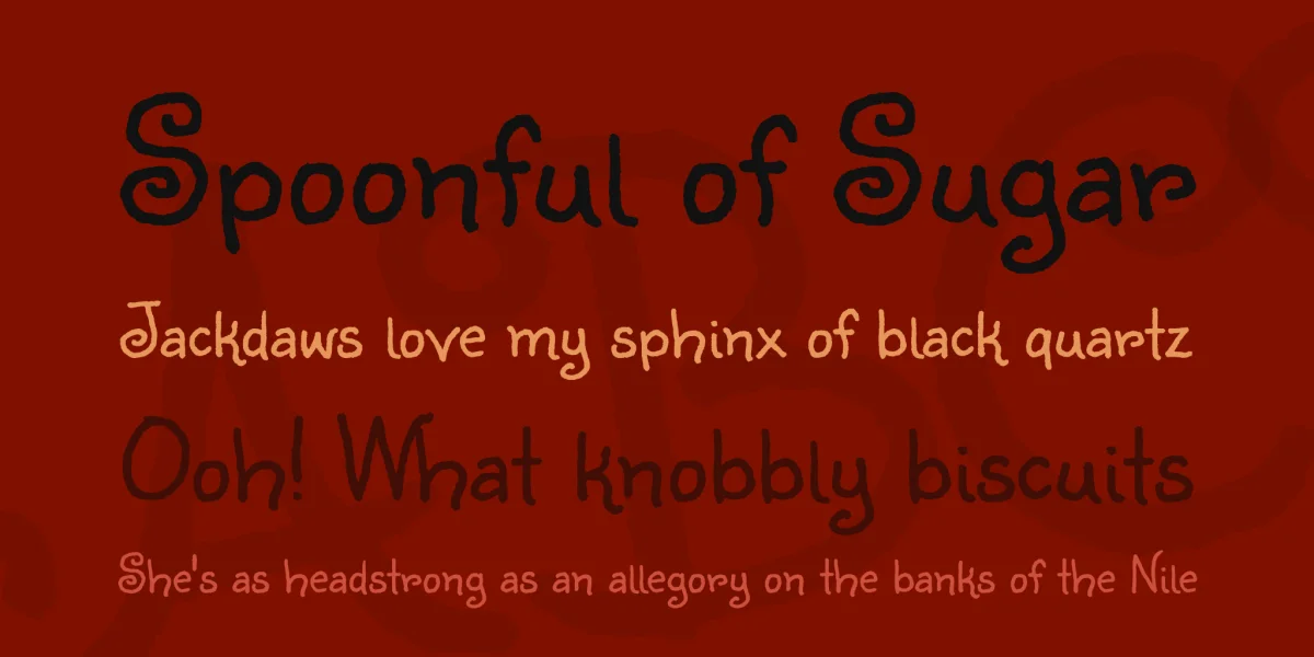 Sunshiney Font preview 2