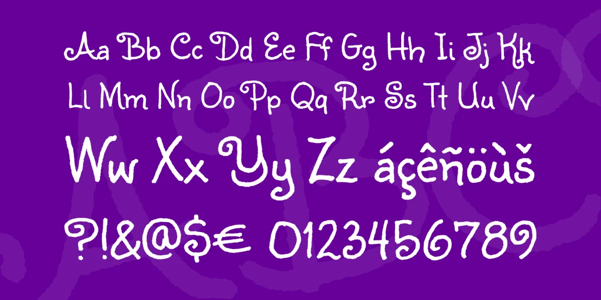 Sunshiney Font preview 4