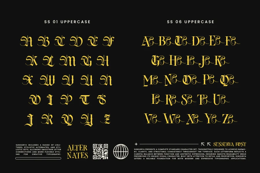Sunsurya Font preview 4
