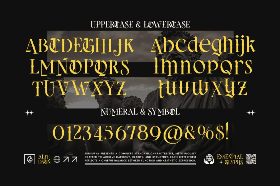 Sunsurya Font preview 5