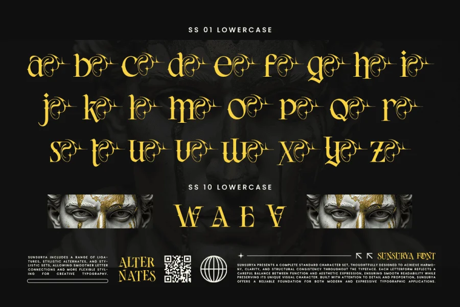 Sunsurya Font preview 6