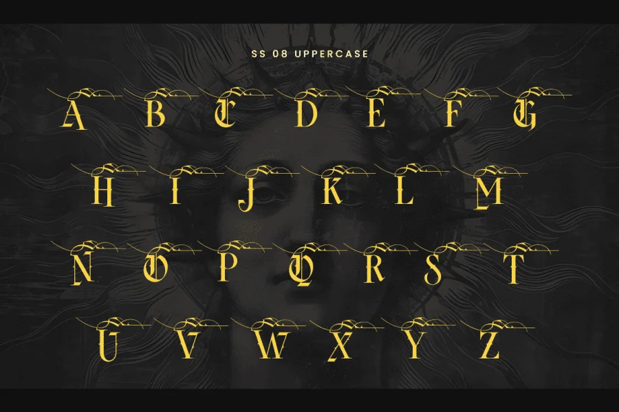 Sunsurya Font preview 7
