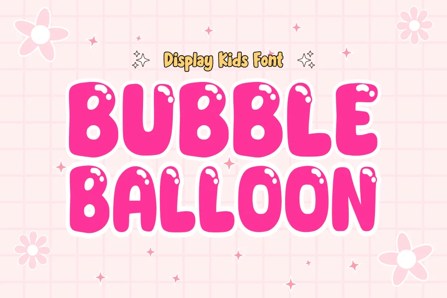 Super Balloon Font preview 2
