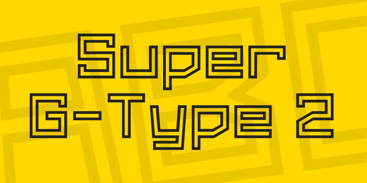 Super G-Type 2 Font