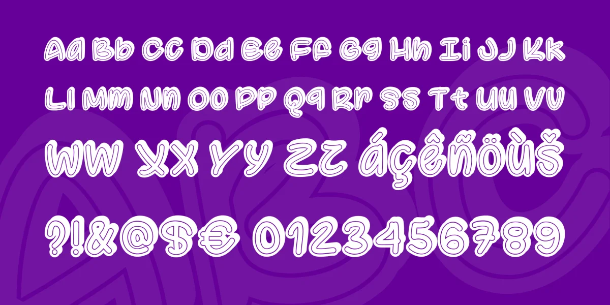 Supermassive Black Hole Font preview 3