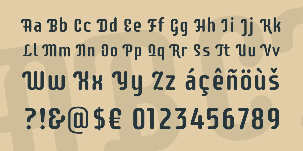 Supermercado Font preview 4