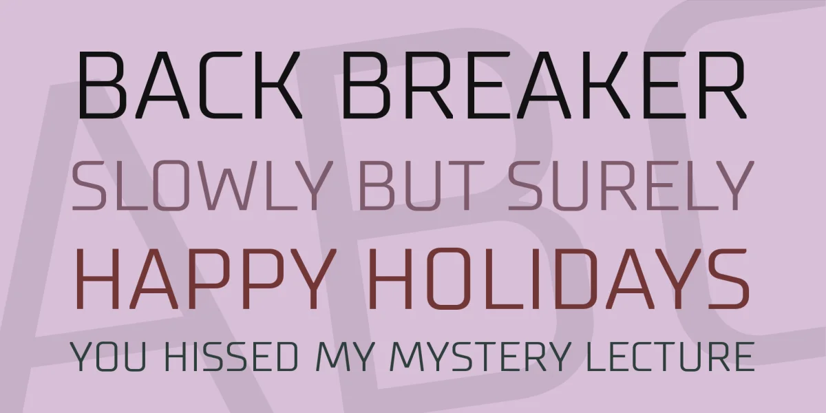 Supermolot Light Font preview 2