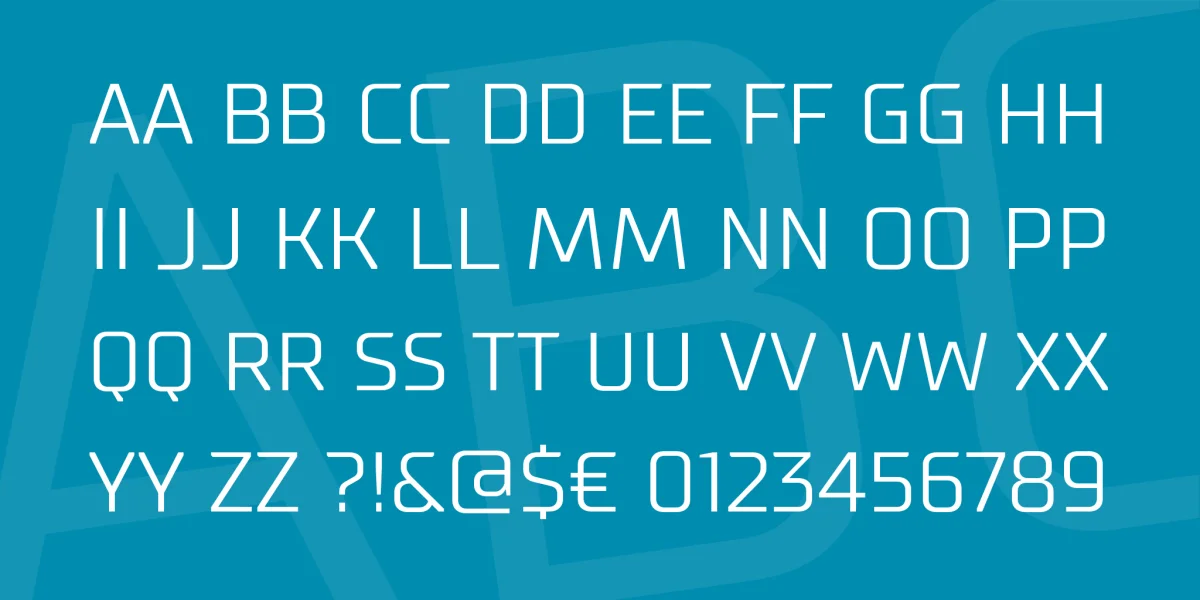 Supermolot Light Font preview 3
