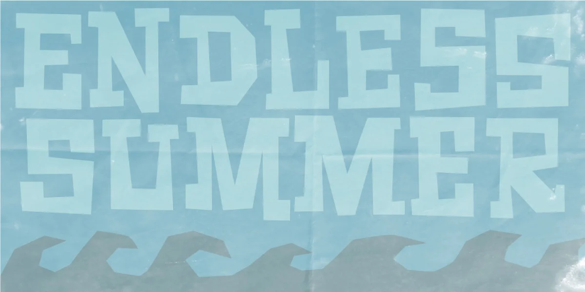 Surfing Ashtray DEMO Font preview 2