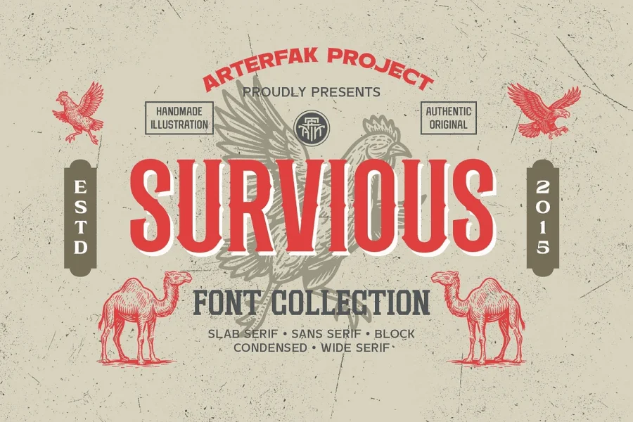 Survious Font Family