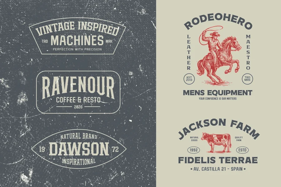 Survious Font Family preview 3
