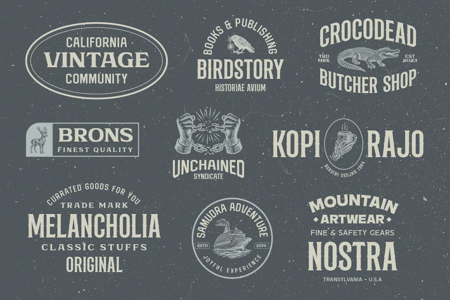 Survious Font Family preview 4