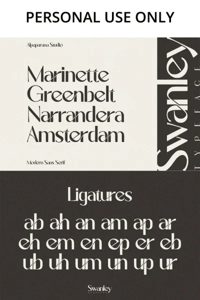 Swanley Free Font