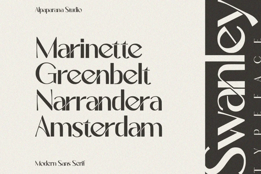 Swanley Free Font preview 3