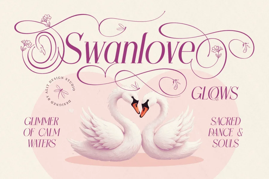 Swantime Font preview 2