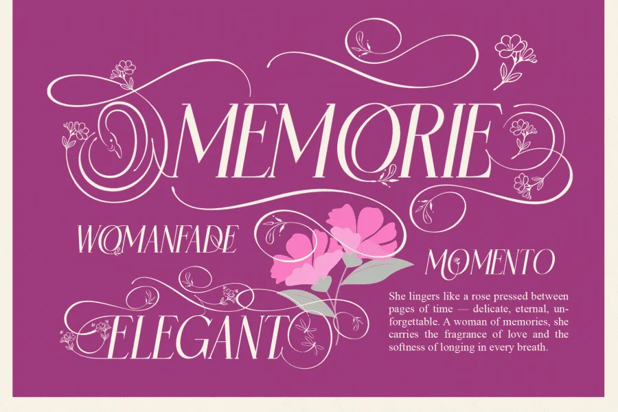 Swantime Font preview 3