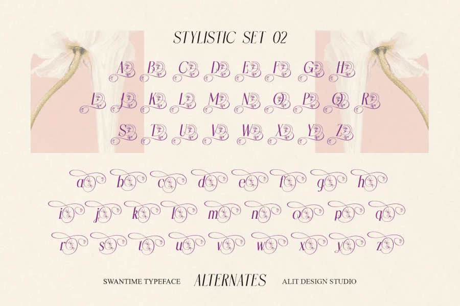 Swantime Font preview 7