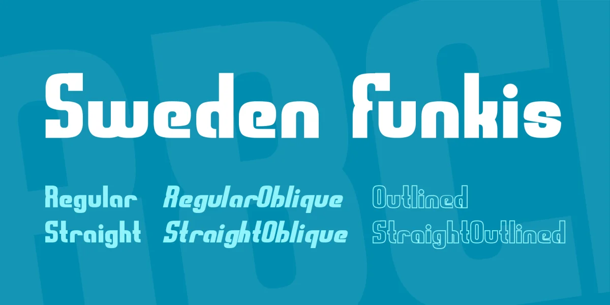Sweden Funkis Font Family