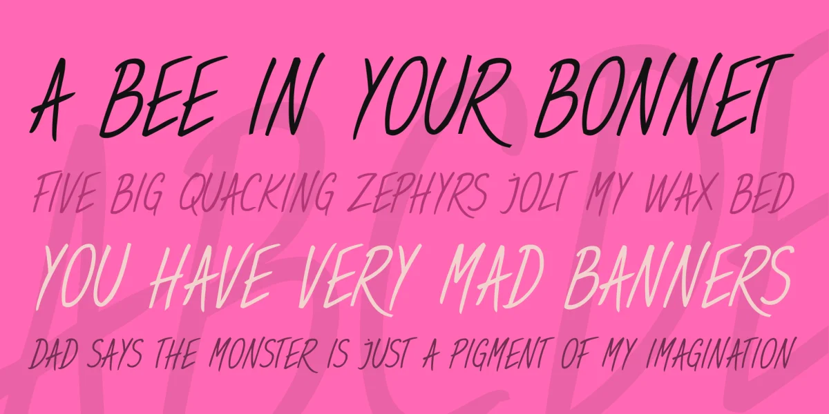 Sweet Handwrite Font preview 2