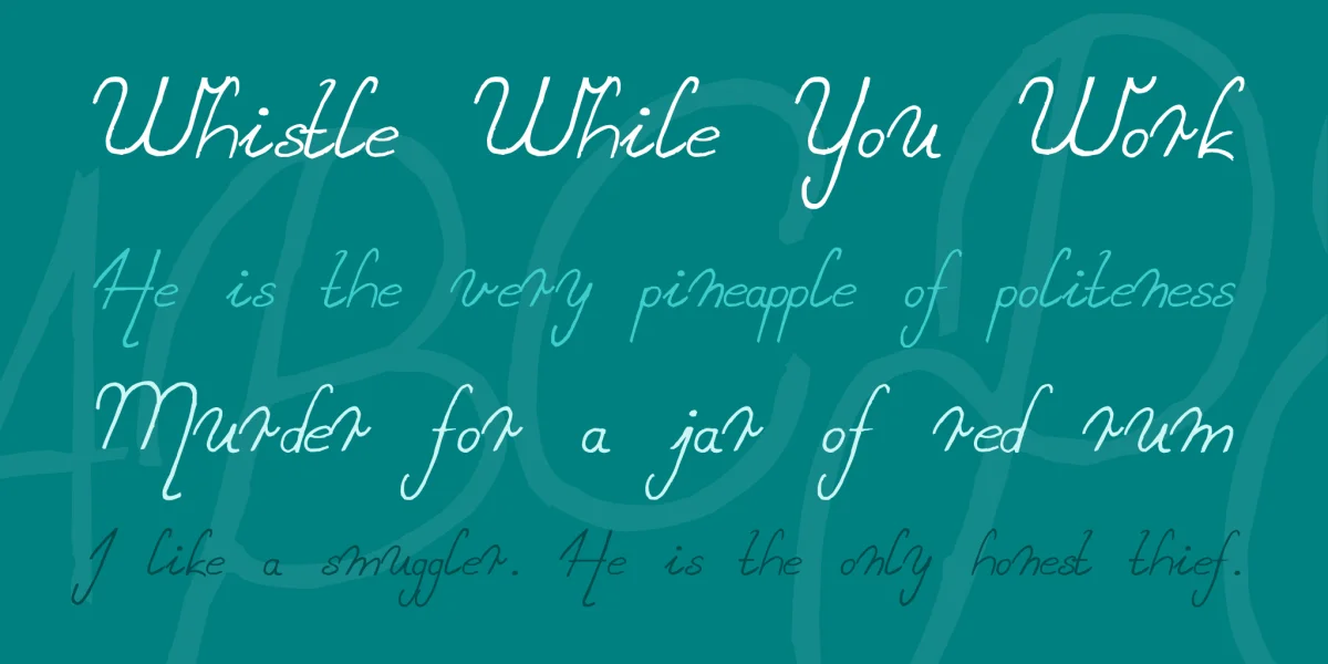 Sweet Lady Font preview 2