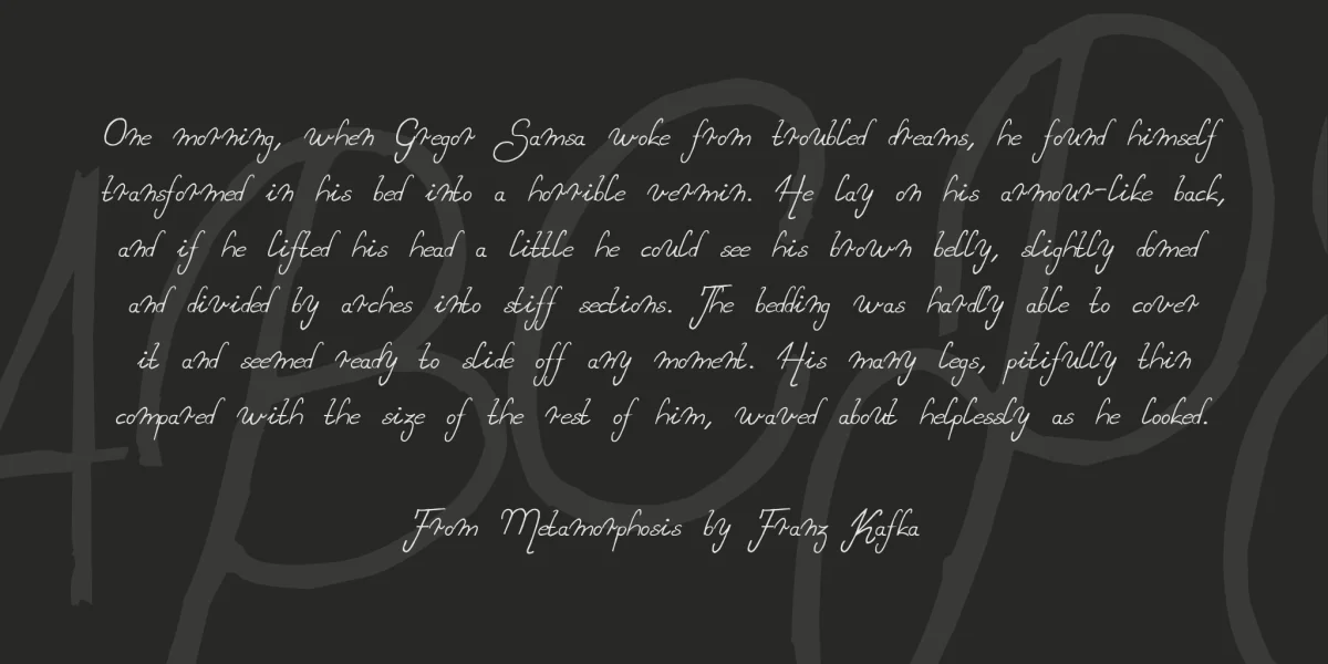 Sweet Lady Font preview 3