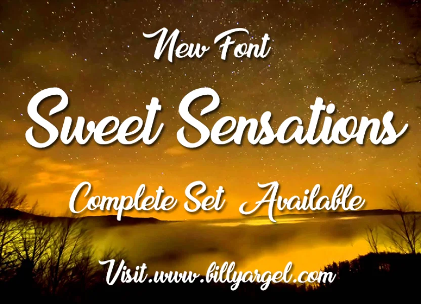 Sweet Sensations Personal Use Font
