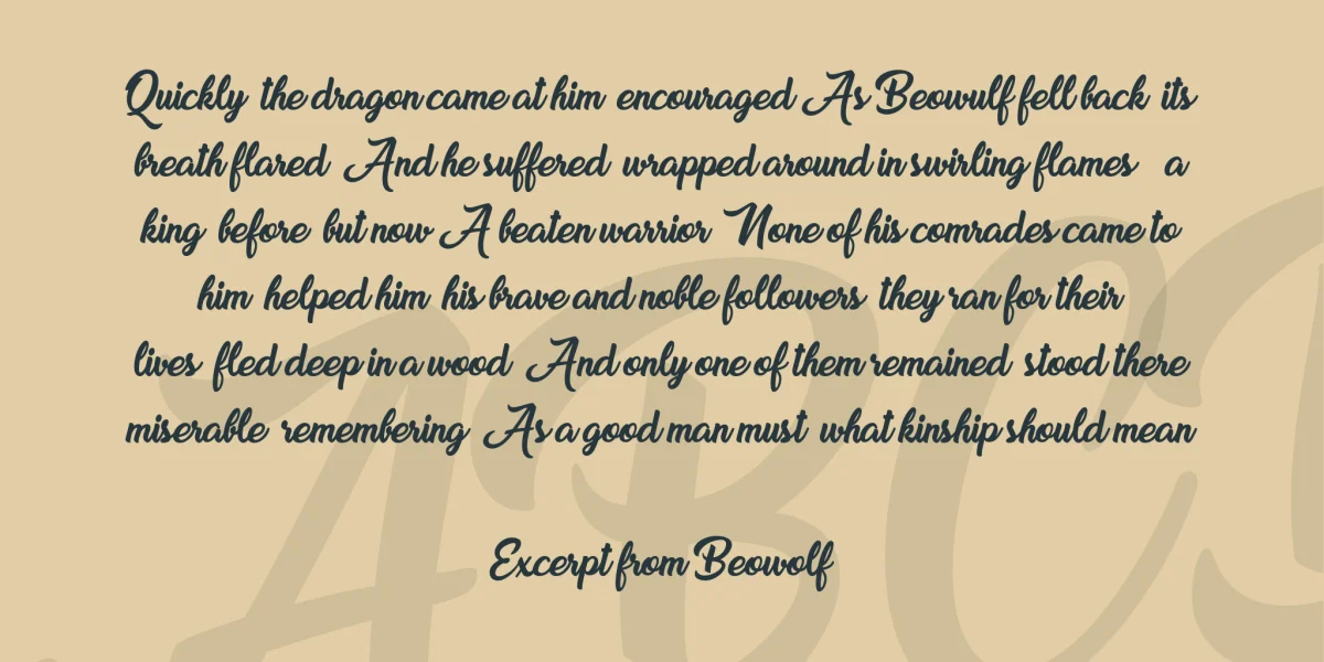 Sweet Sensations Personal Use Font preview 3