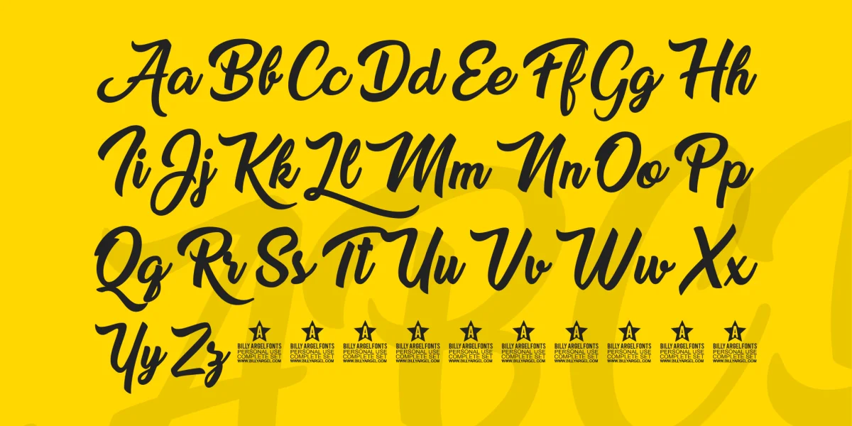 Sweet Sensations Personal Use Font preview 4