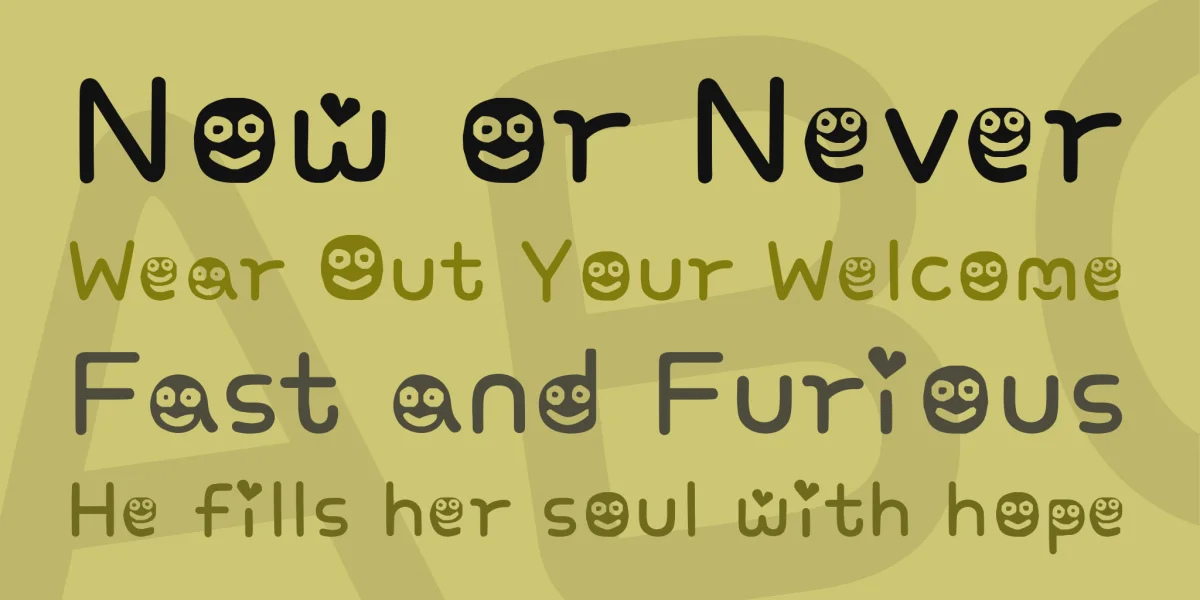 Sweet Smile Font preview 3