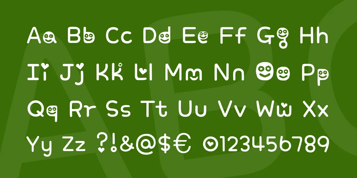 Sweet Smile Font preview 5