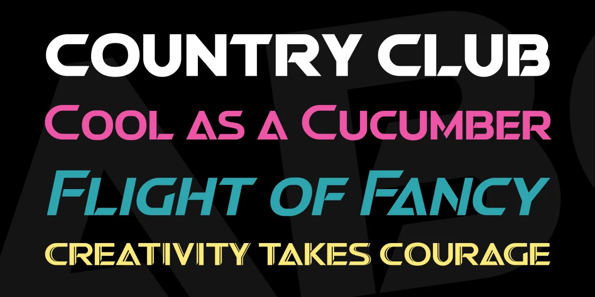 Swera Demo Font Family preview 3