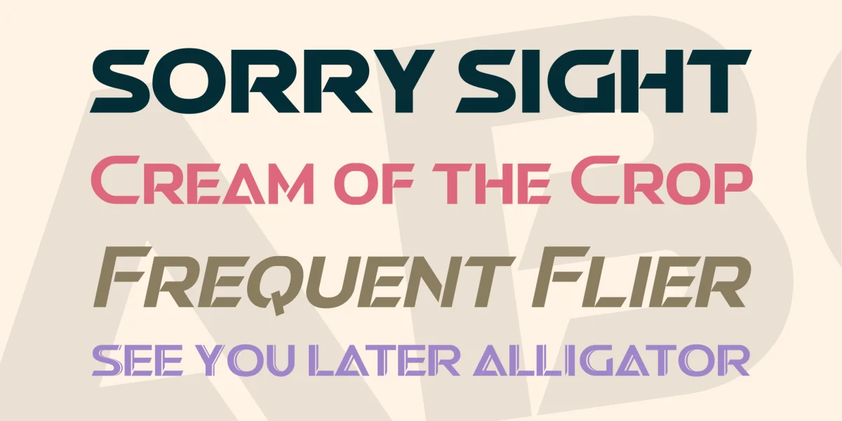 Swera Demo Font Family preview 5