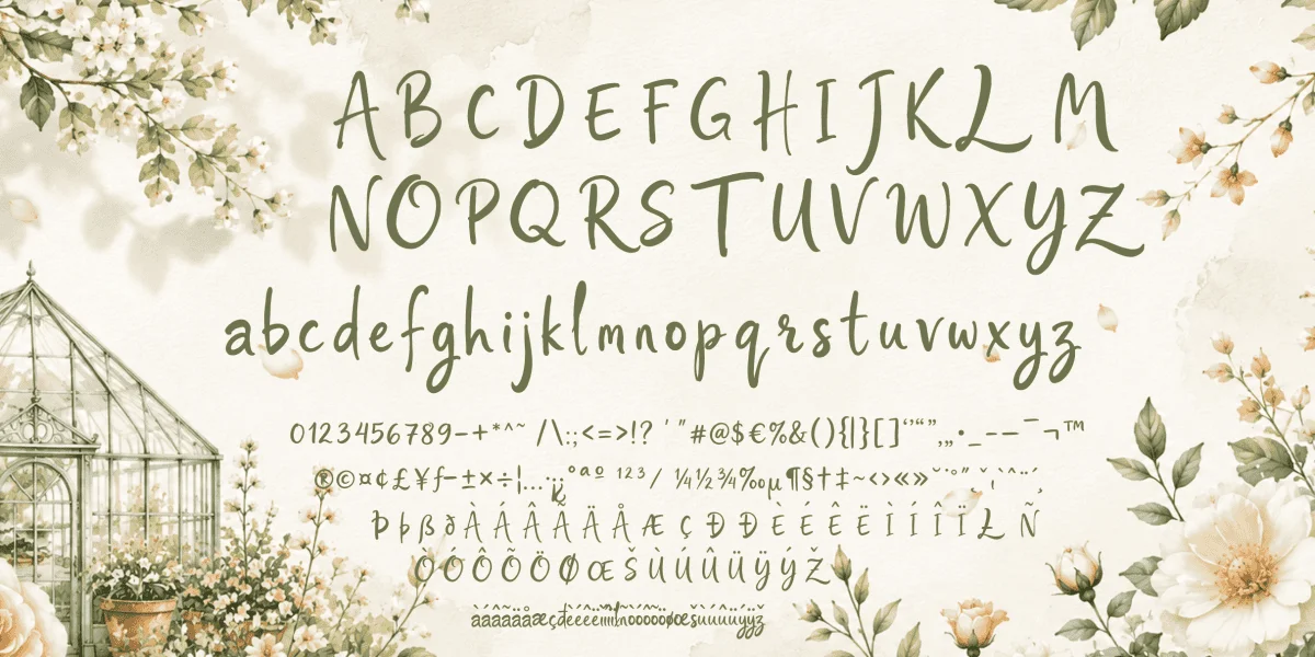 Swiftbloom Personal Use Font preview 10