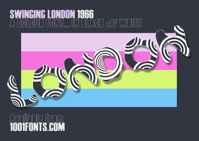Swinging London 1966 Font Family