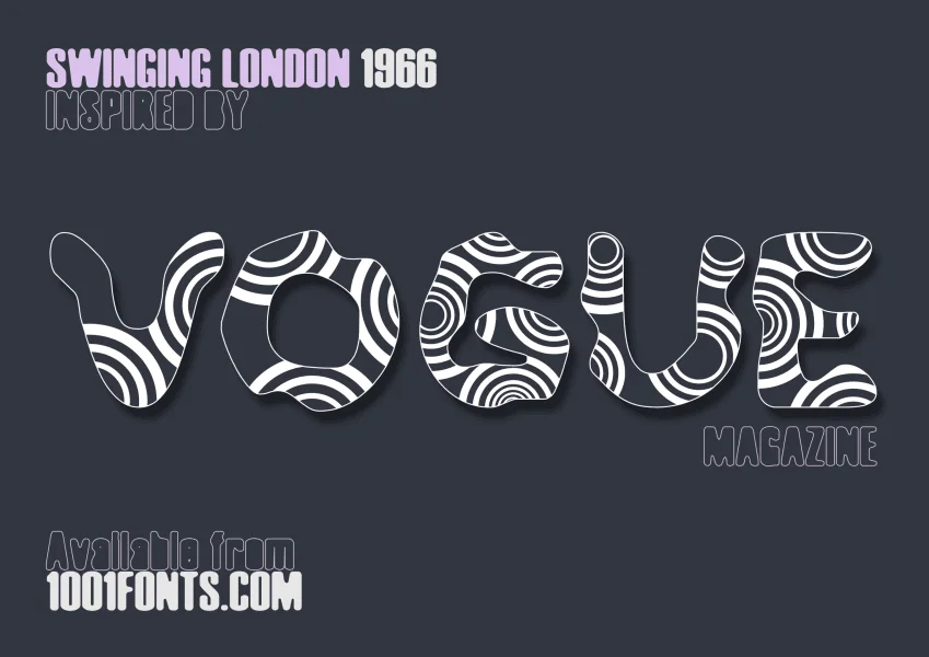 Swinging London 1966 Font Family preview 12