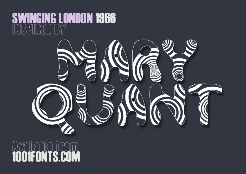 Swinging London 1966 Font Family preview 13