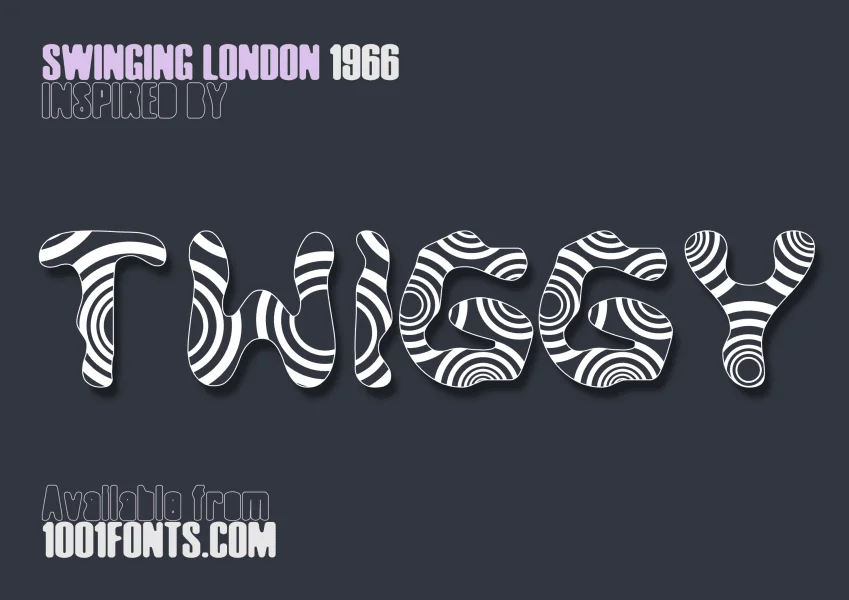 Swinging London 1966 Font Family preview 14