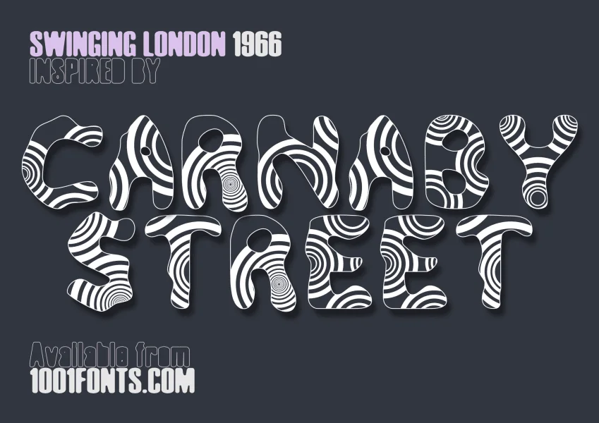 Swinging London 1966 Font Family preview 16