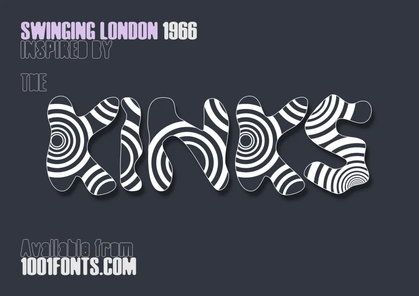 Swinging London 1966 Font Family preview 17