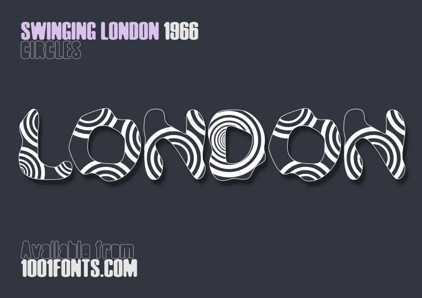 Swinging London 1966 Font Family preview 3