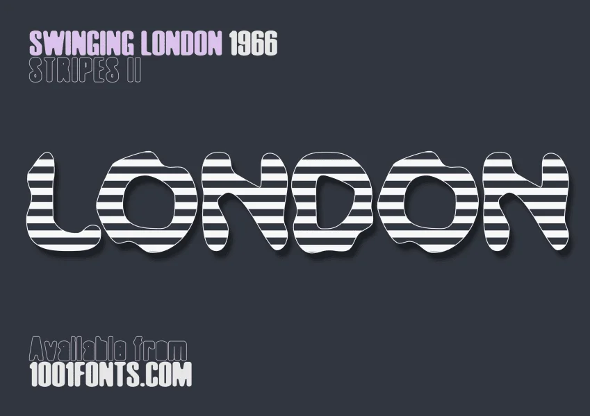 Swinging London 1966 Font Family preview 5
