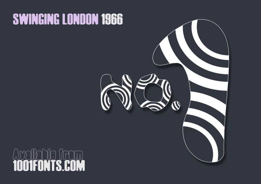 Swinging London 1966 Font Family preview 8