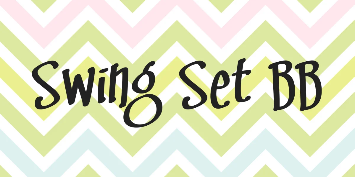 Swing Set BB Font