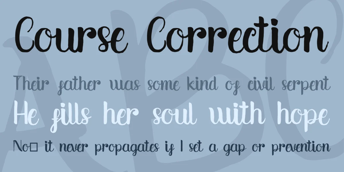 Syantic Font preview 2