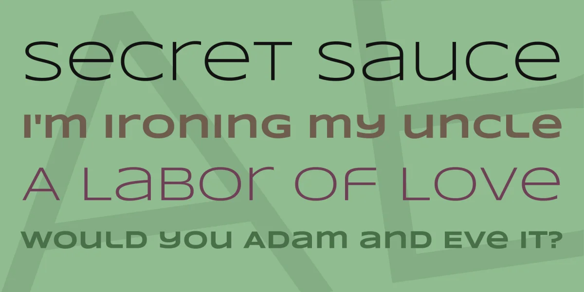 Syncopate Font Family preview 2
